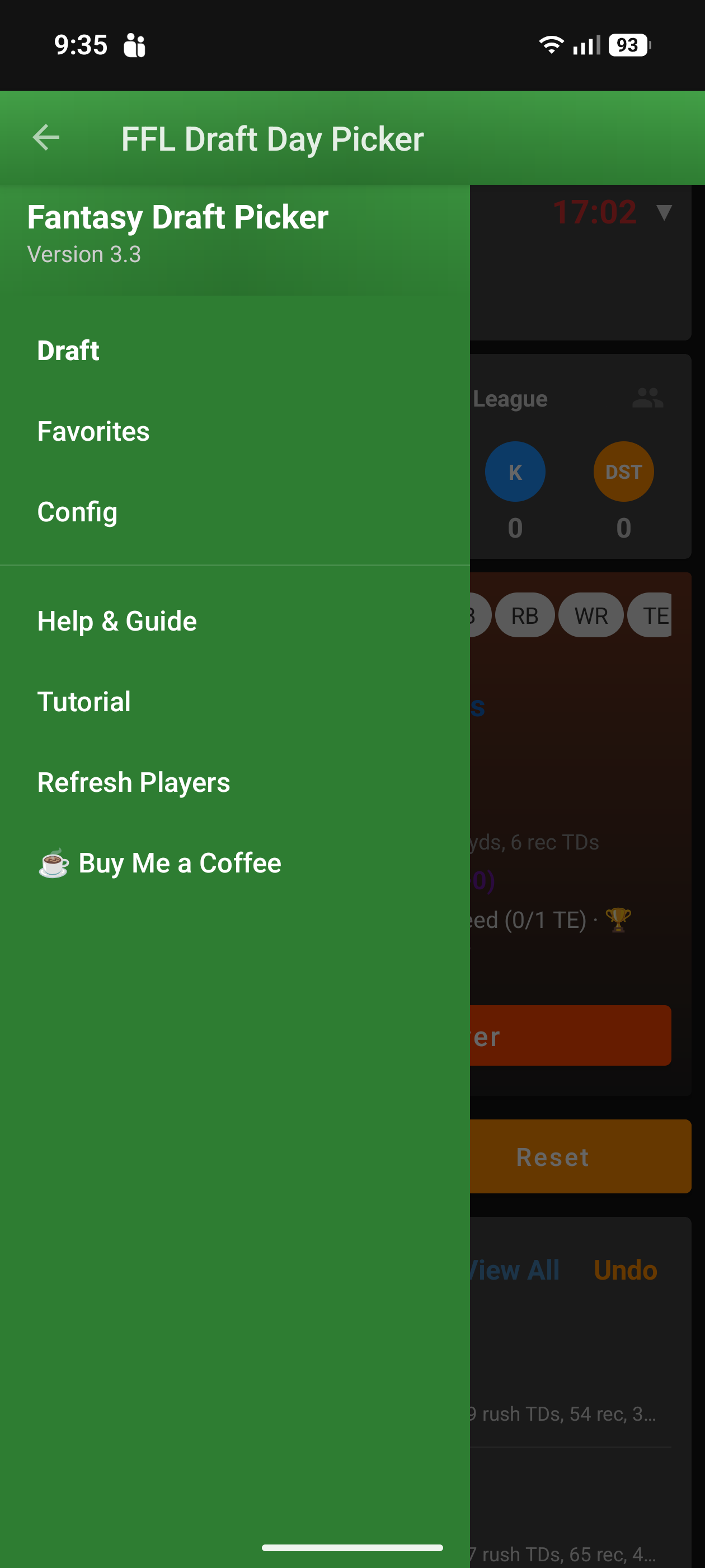 Fantasy football draft kit customization and league settings